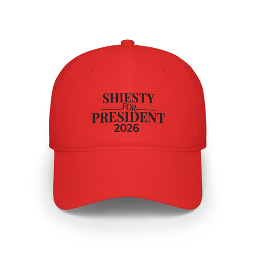 Shiesty for President 2026 Baseball Cap | Political Satire, Embroidered