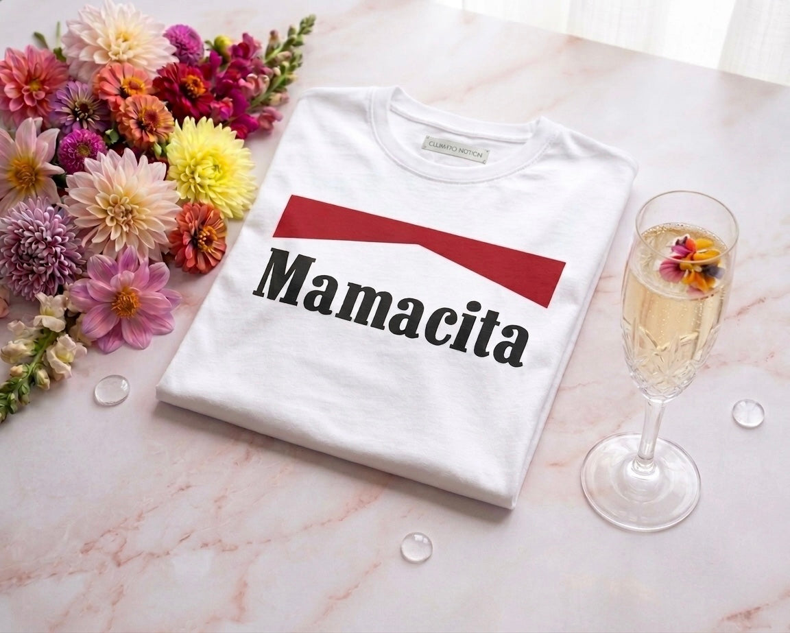 Mamacita Vintage Graphic Tee | Mom Shirt| Vintage Red Bar Graphic Tee | Stylish Mom Gift Outfit | Latina